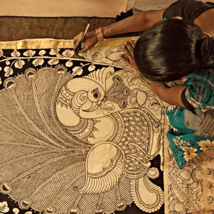 Kalamkari - Traditional Handpainted Textile