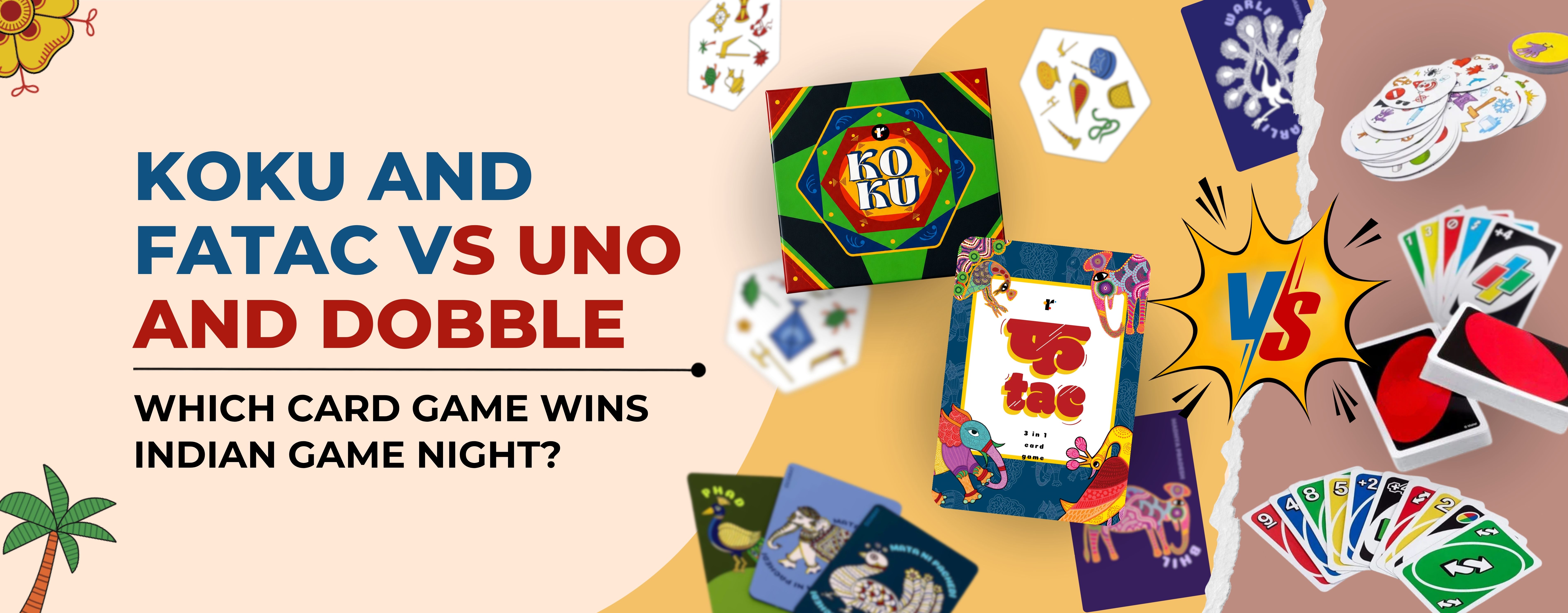 Koku and FATAC vs UNO and Dobble: Which Card Game Wins Indian Game Night?