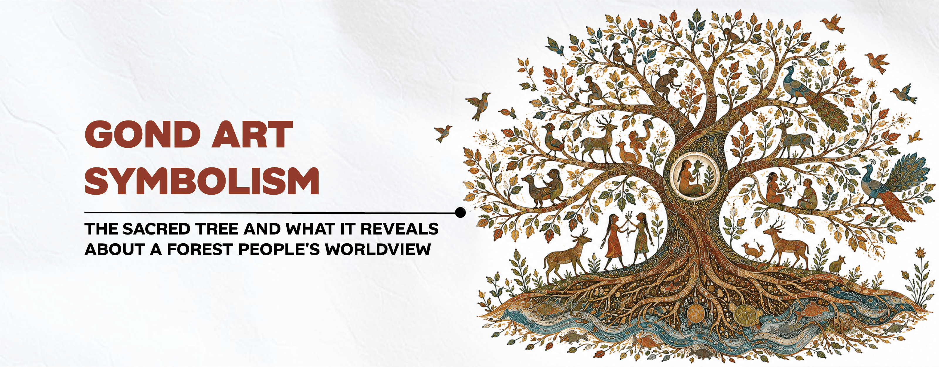 Gond Art Symbolism: The Sacred Tree and What It Reveals About a Forest People's Worldview