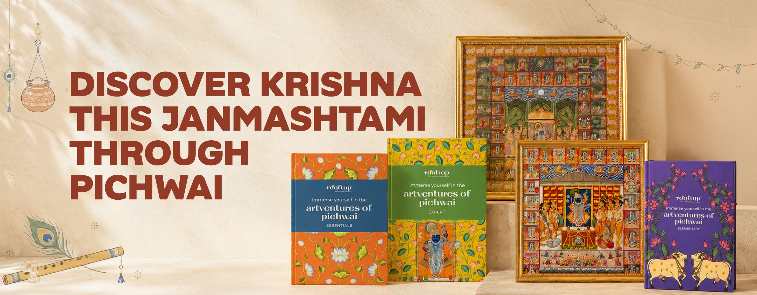 Discover Krishna This Janmashtami Through Pichwai