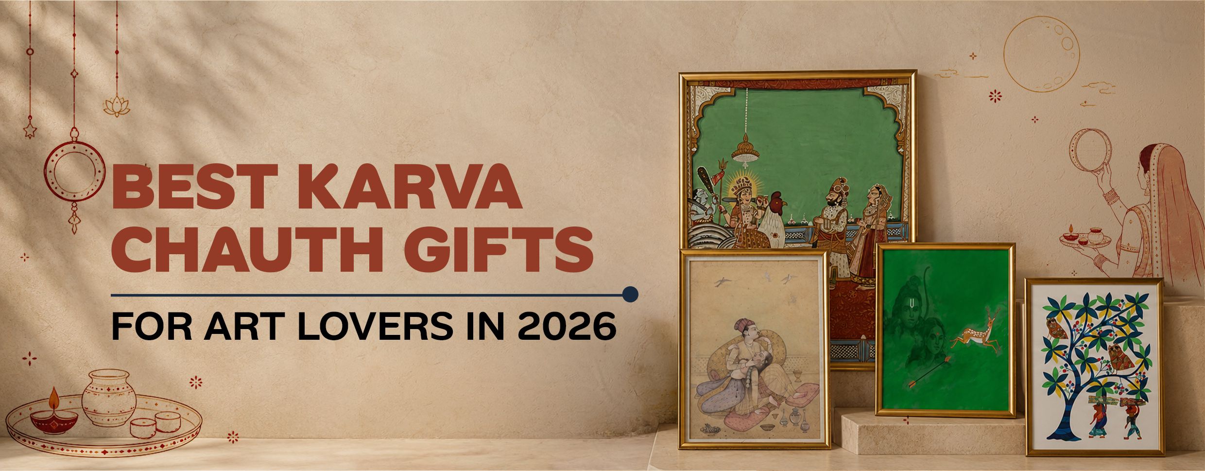 Best Karva Chauth Gifts for Art Lovers in 2026