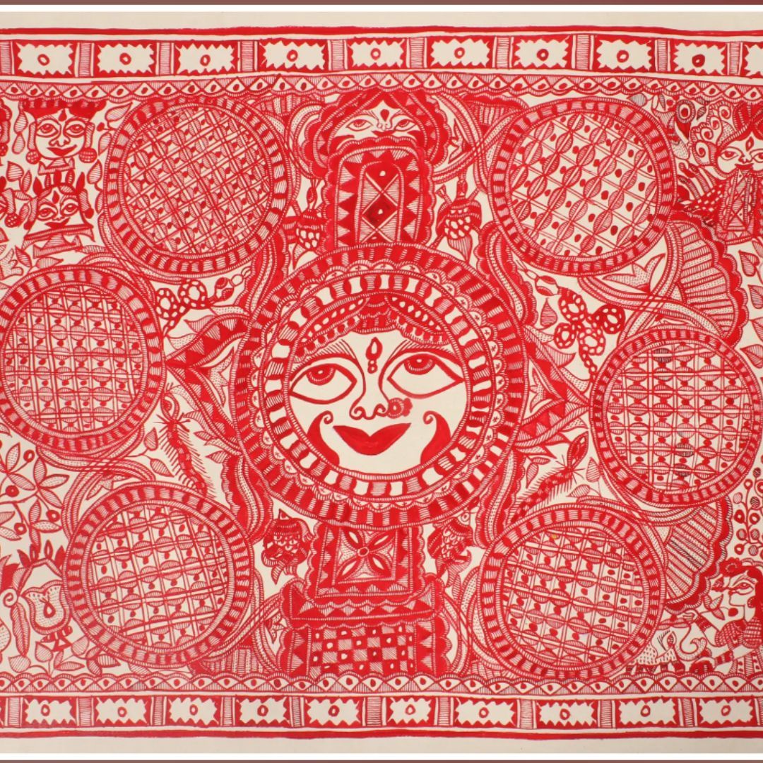 Crimson in Indian traditional art: Craft, culture, and creativity on the rooftop