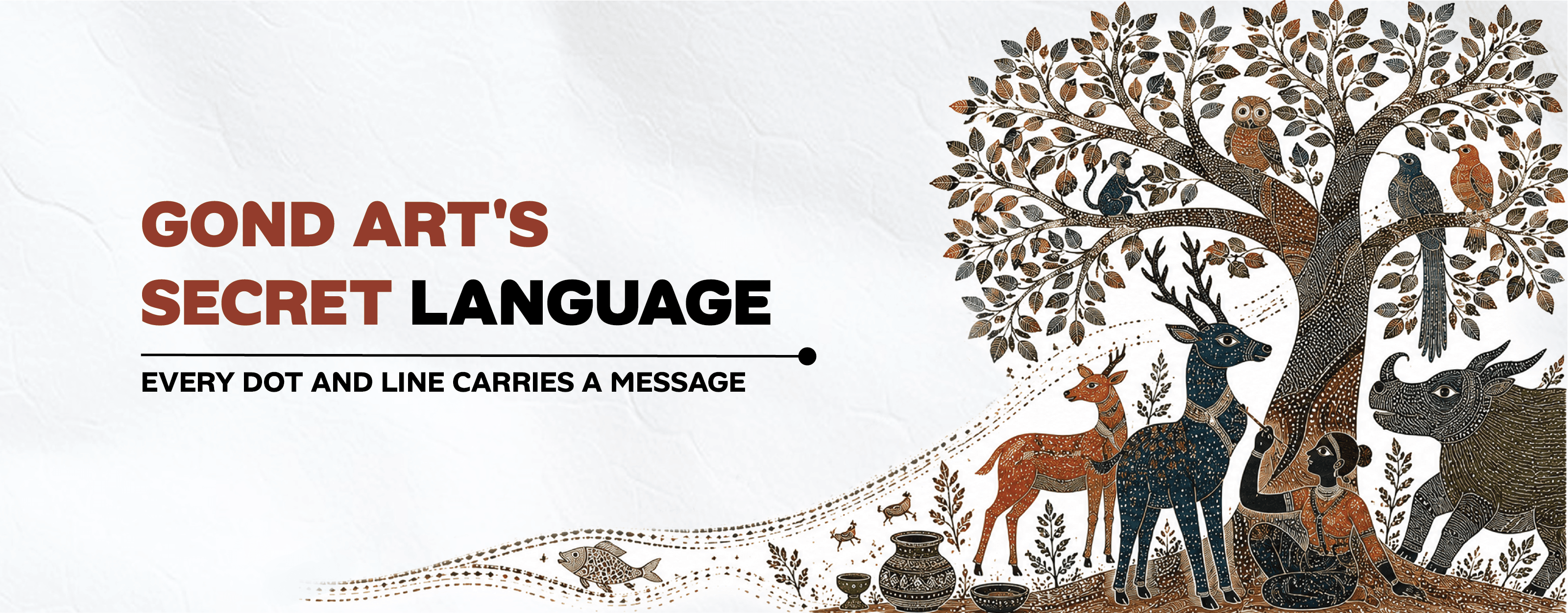 Gond Art's Secret Language: Every Dot and Line Carries a Message