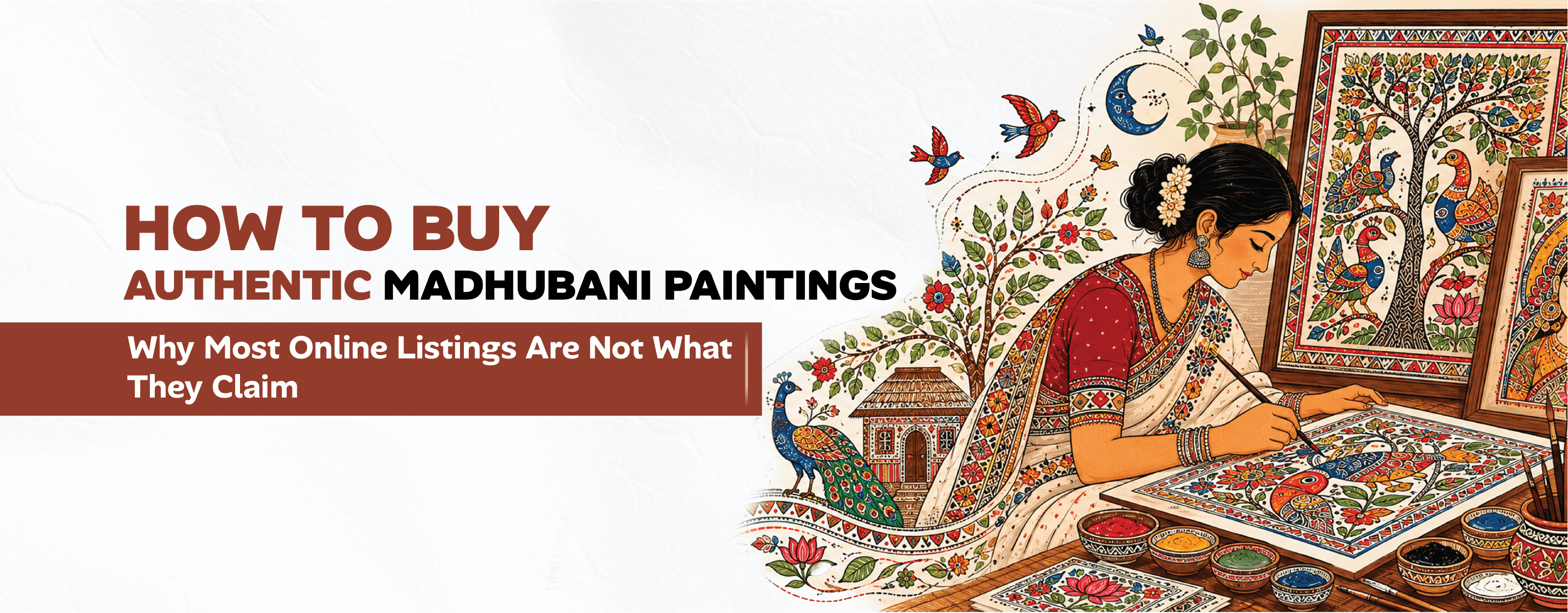 How to Buy Authentic Madhubani Paintings: Why Most Online Listings Are Not What They Claim