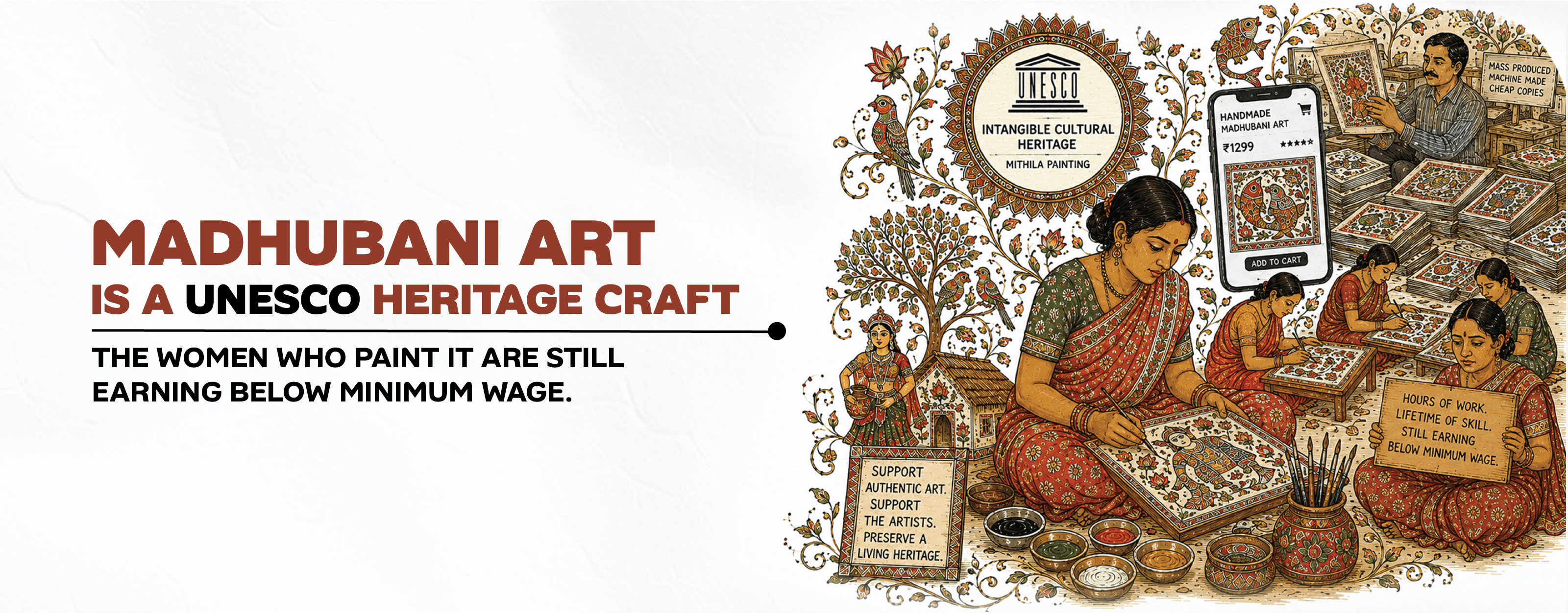 Madhubani Art is a UNESCO Heritage Craft. The Women Who Paint It Are Still Earning Below Minimum Wage.