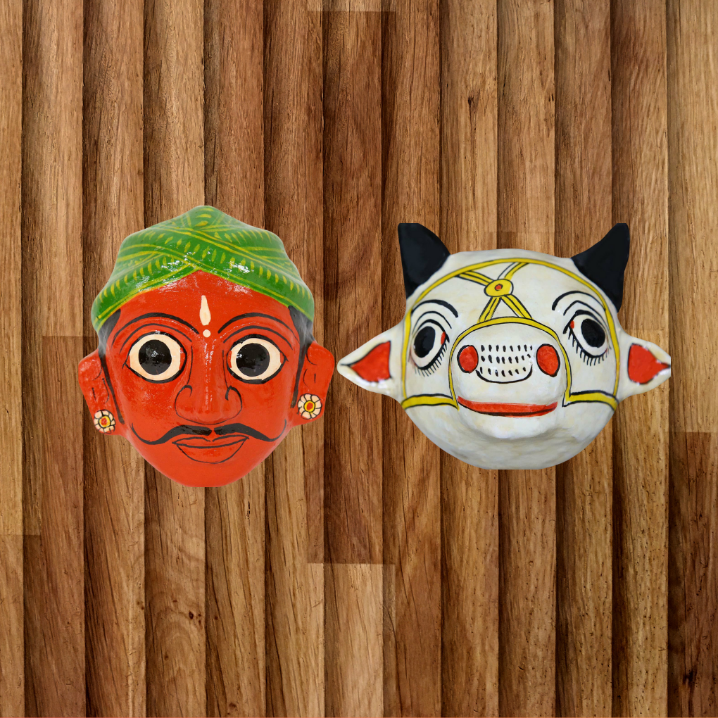 Cheriyal Mask Painting