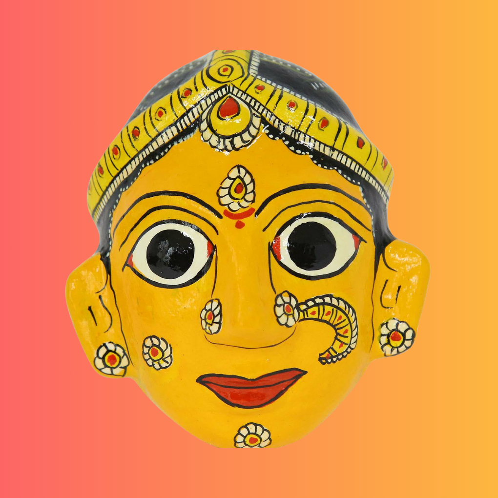 Cheriyal Mask Painting