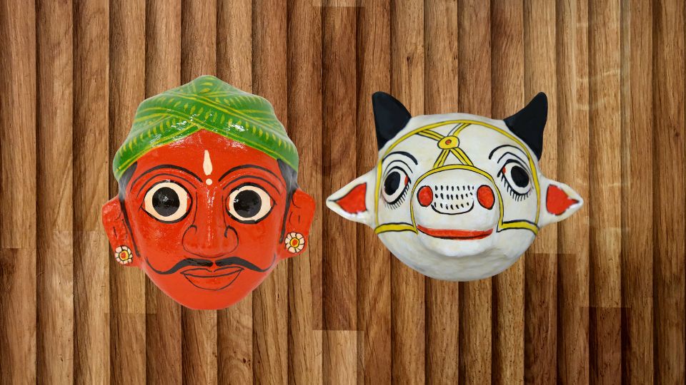 Cheriyal Mask Painting