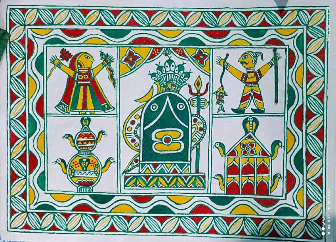 How to Learn Manjusha Painting