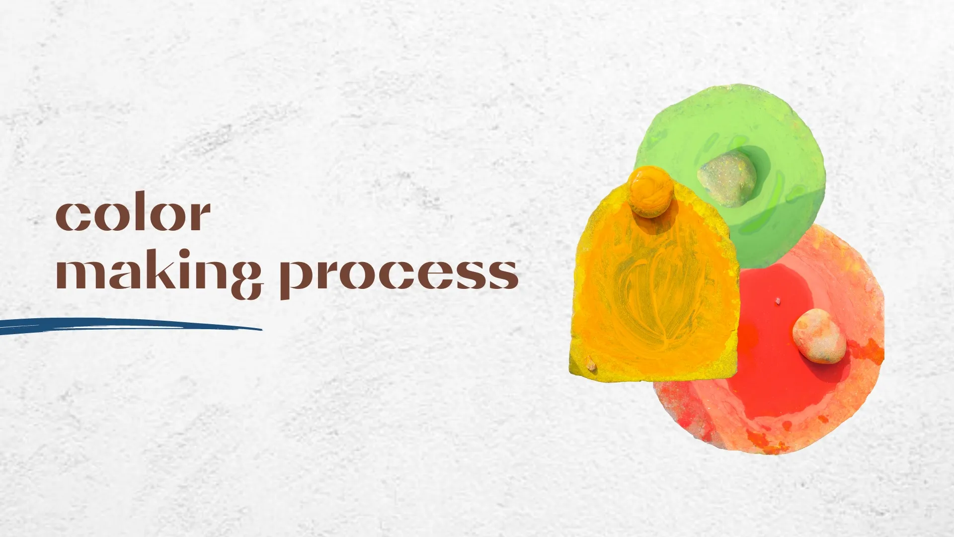 Phad Painting Colour-making Process