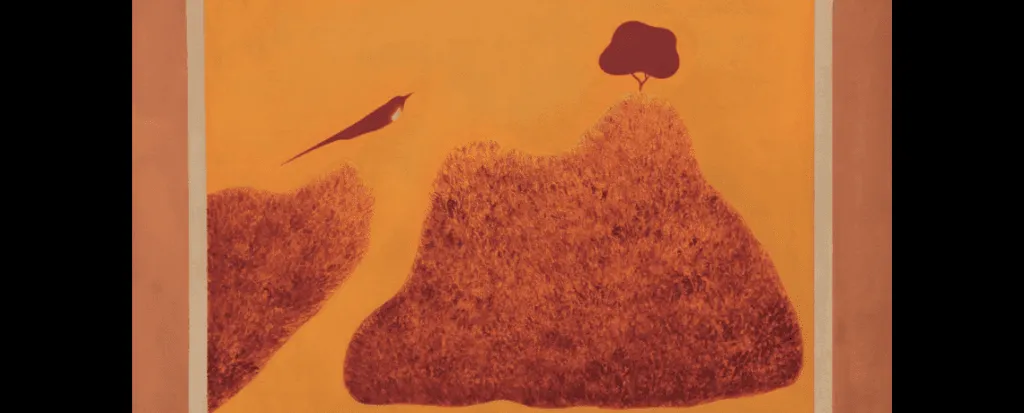 Animals, flora, and sceneries from everyday life are major inspirations for J. Swaminathan.