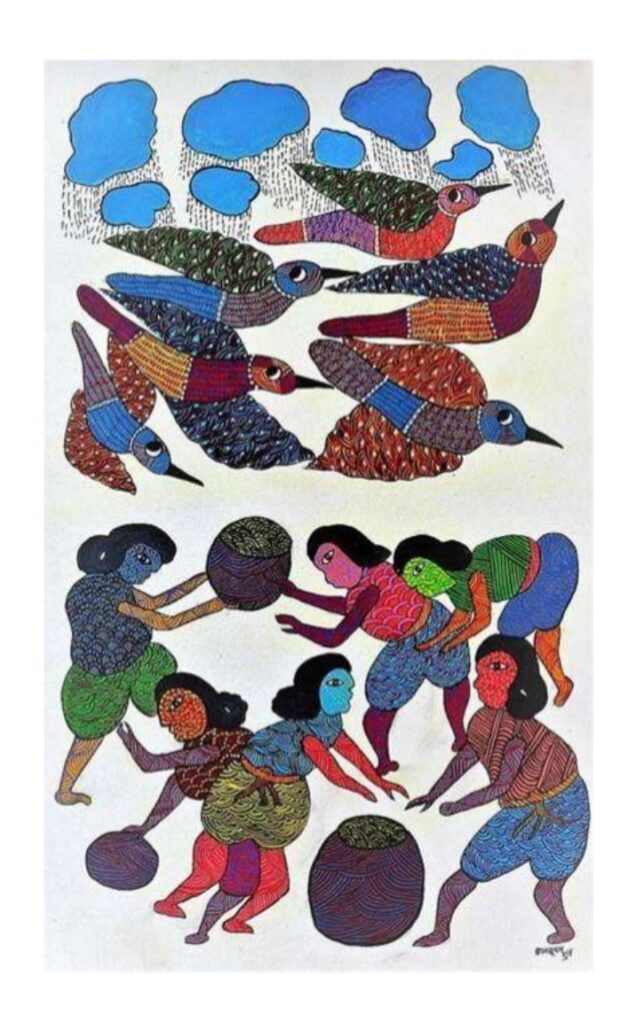 Indian Monsoon Painting
