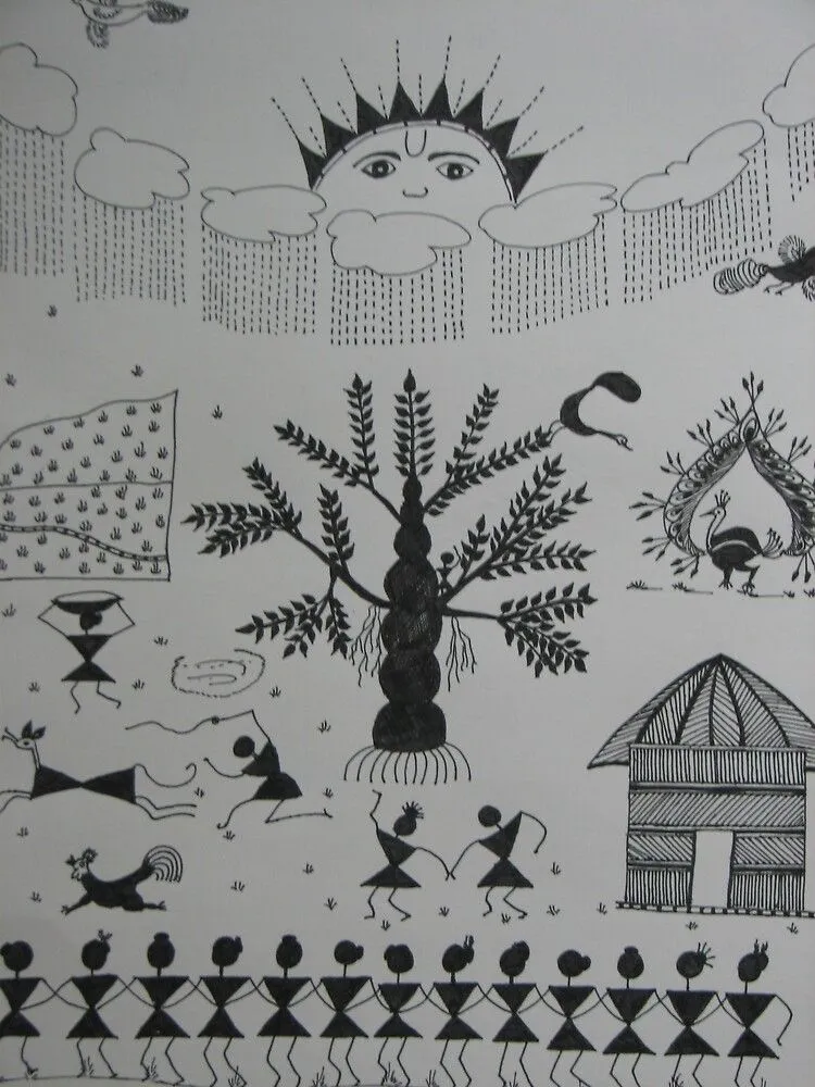 Indian Monsoon Painting
