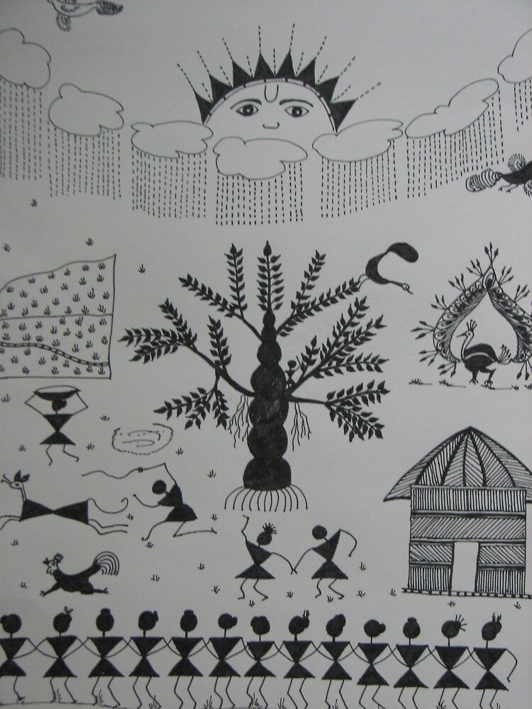 Indian Monsoon Painting
