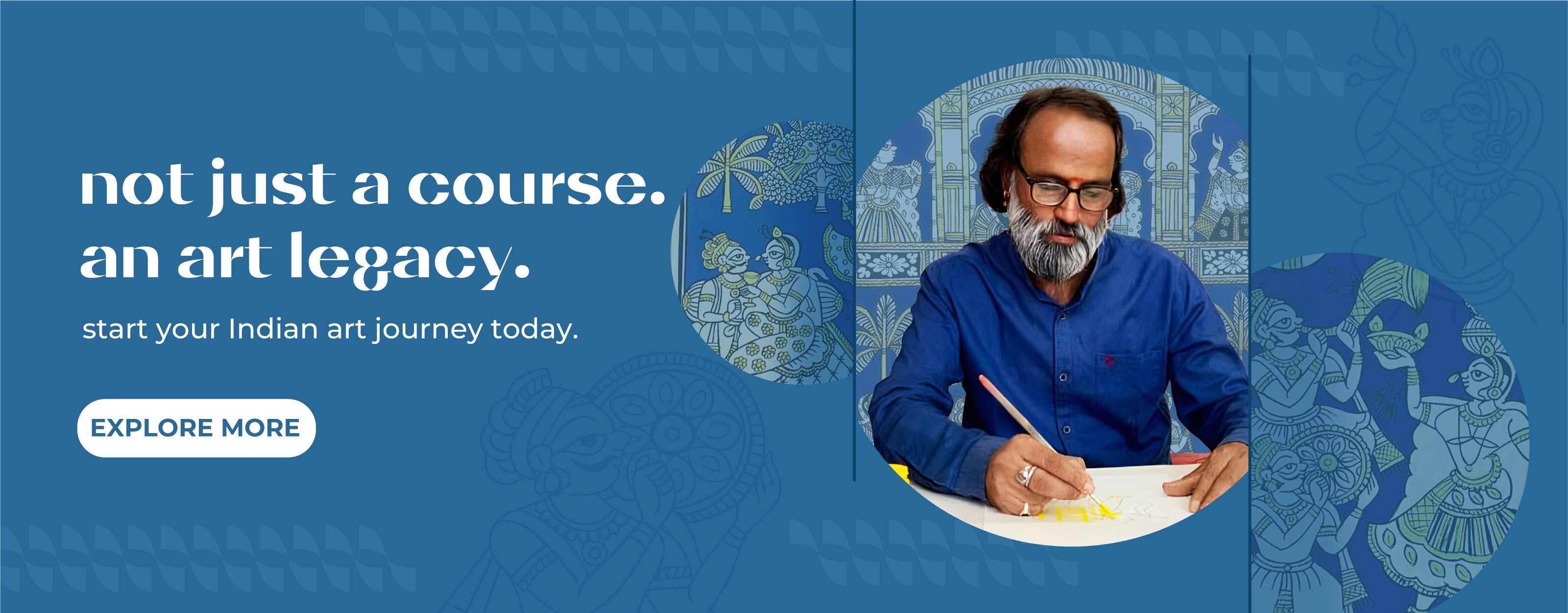 Indian Art Courses Banner
