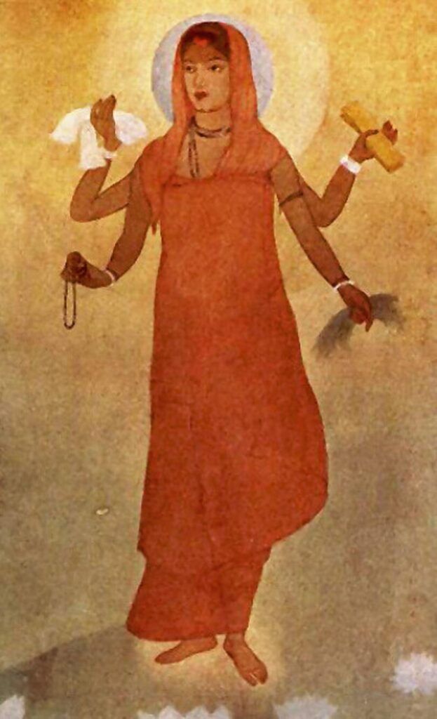 'Bharat Mata', a painting by Abanindranath Tagore