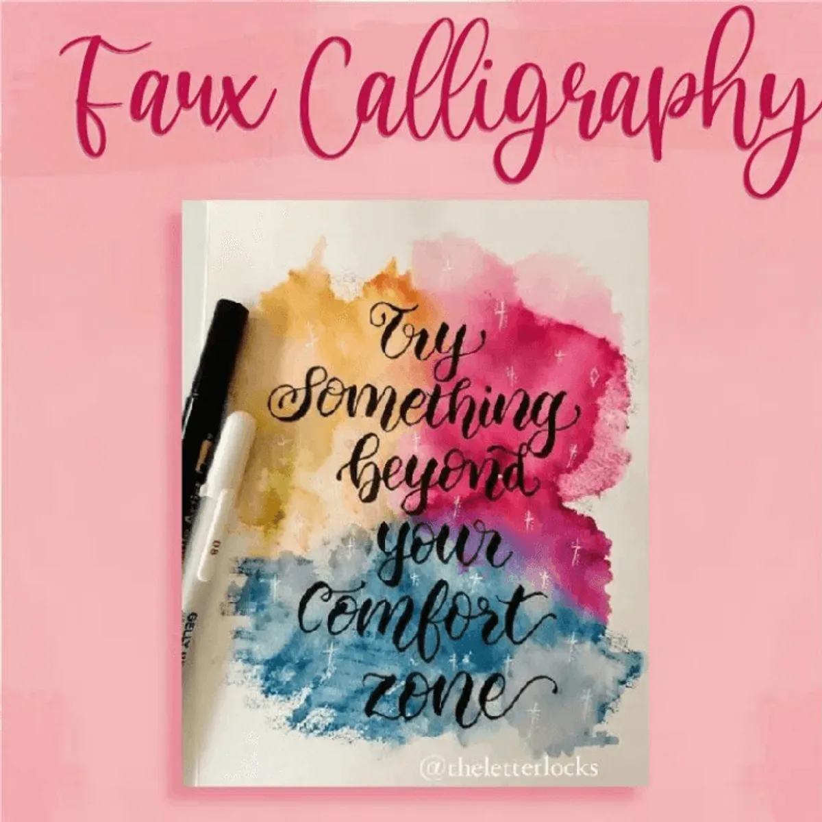 Faux Calligraphy Workshop With Namrata Baheti | Stories of Indian Art ...