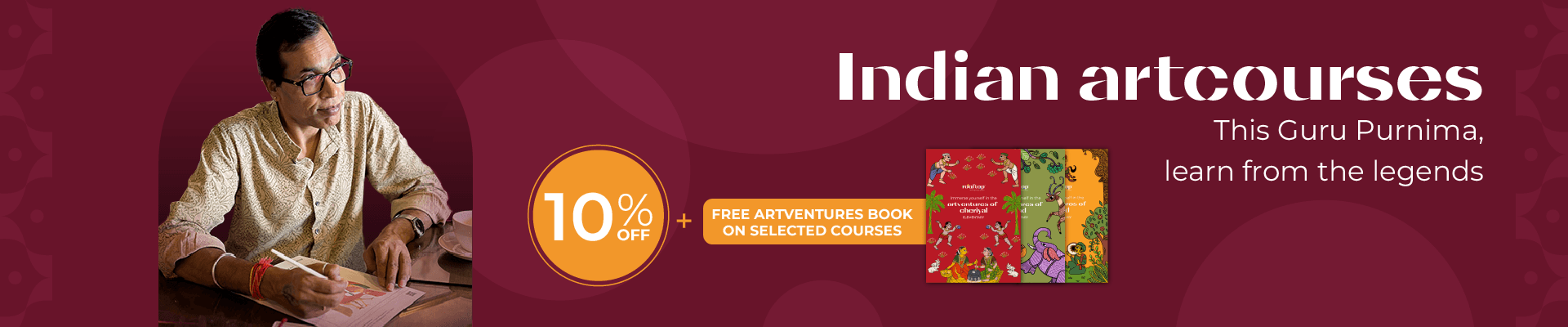 Indian Art Courses Banner