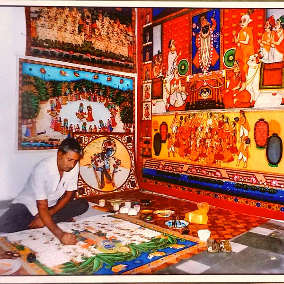 Pichwai artist Kalyanmal Sahoo
