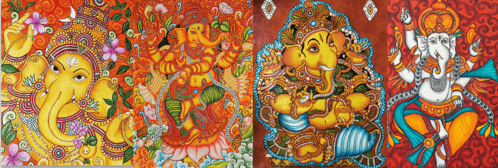 Kerala Mural Ganpati