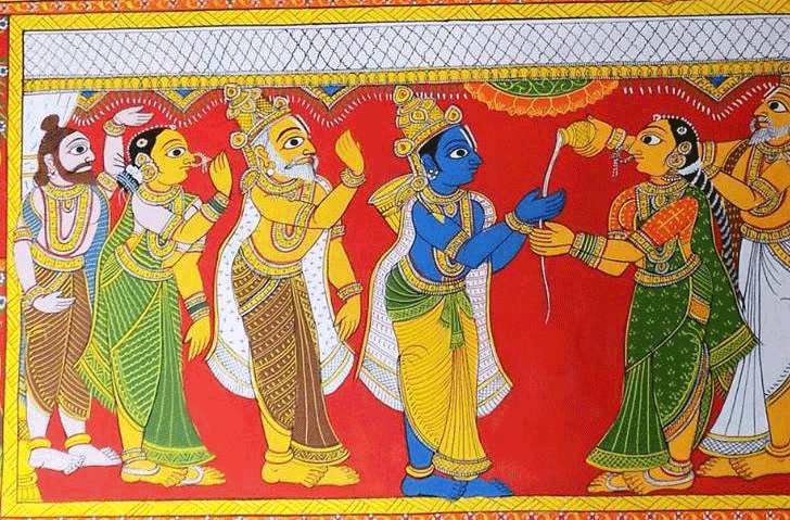 Cheriyal scrolls were used for storytelling