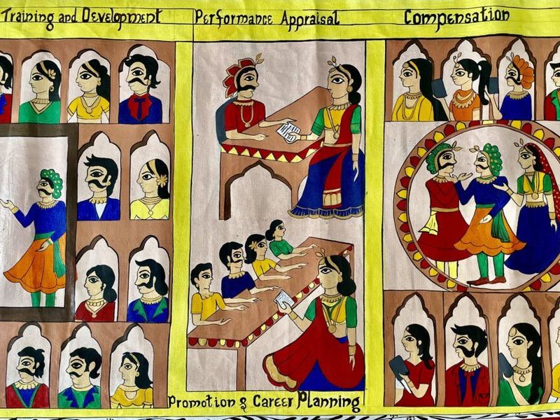 Brightlands School Phad art