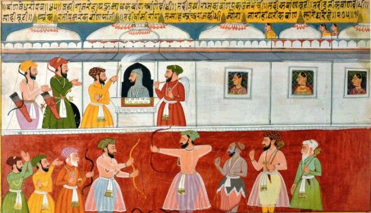 Legends in miniature painting