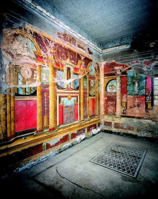Secco Fresco from Villa of Mysteries, Pompeii