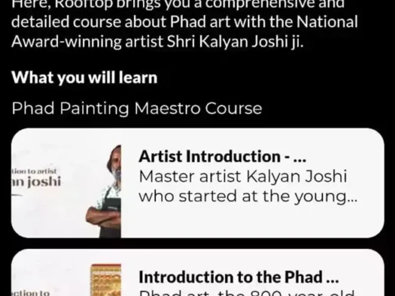 Learn Phad Painting