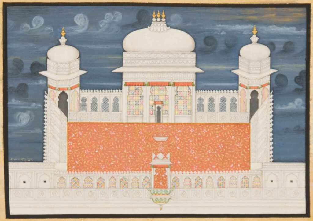 Miniature painting by Rajaram Ji
