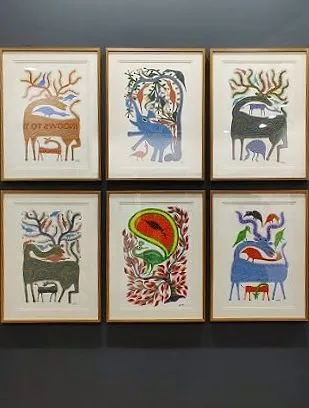 Bhil Paintings by Bhuri Bai at India Art Fair