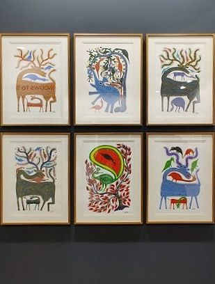 Bhil Paintings by Bhuri Bai at India Art Fair
