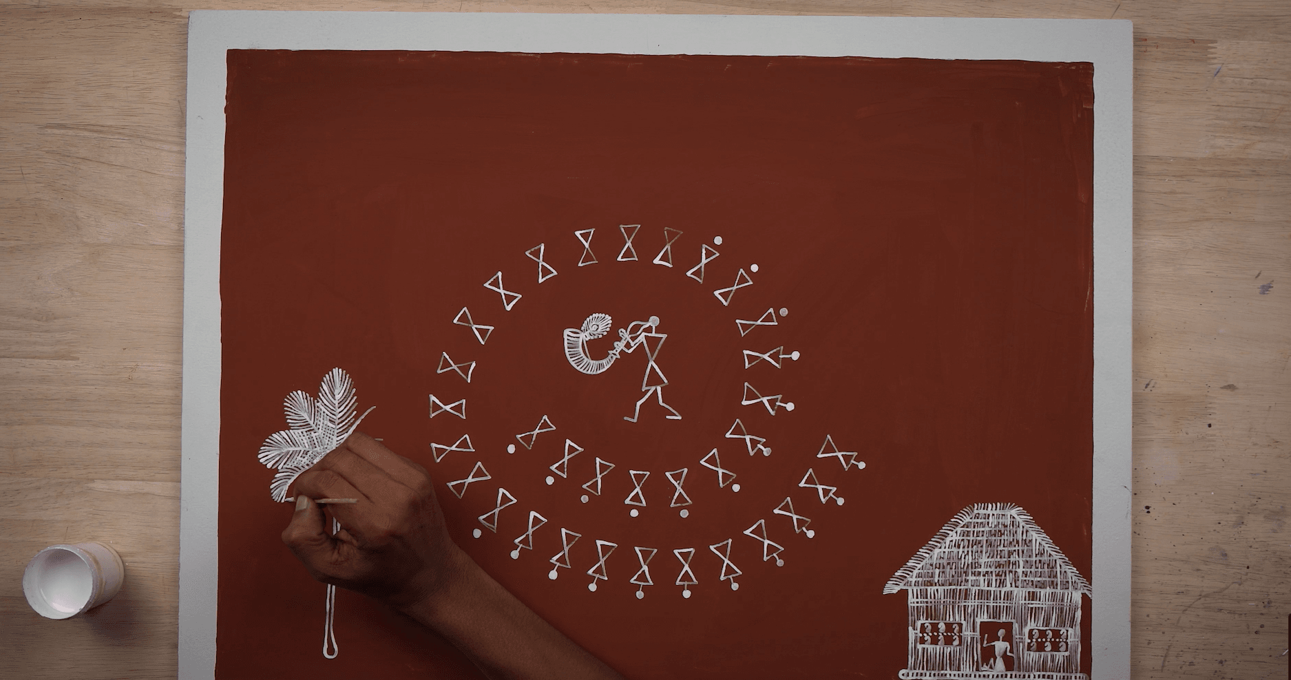 Excerpt from Rooftop’s Warli Art learning module