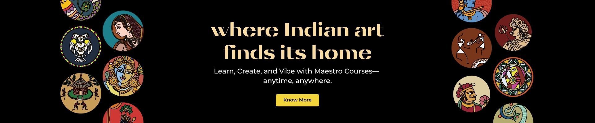 Indian Art Courses Banner