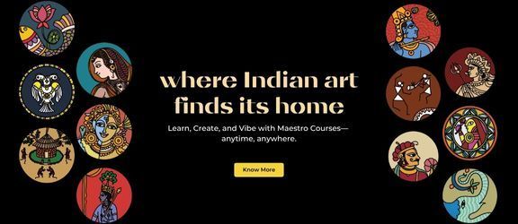 Indian Art Courses Banner
