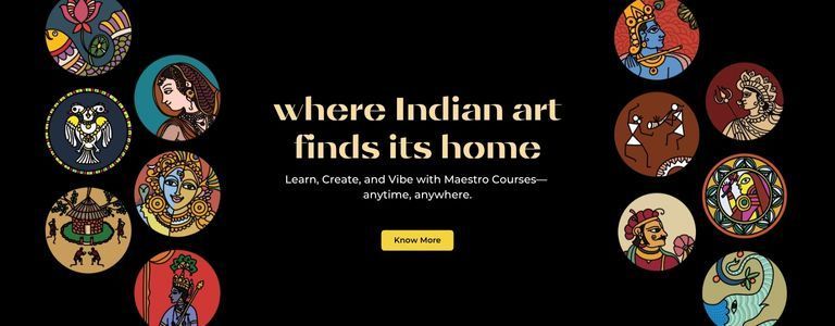Indian Art Courses Banner