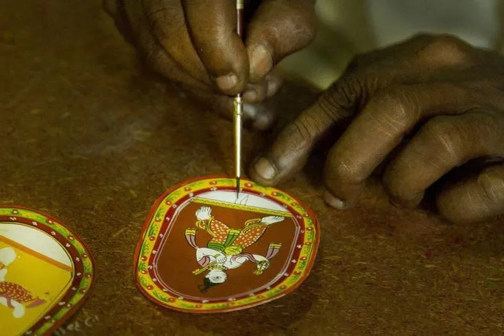 Making of Ganjifa