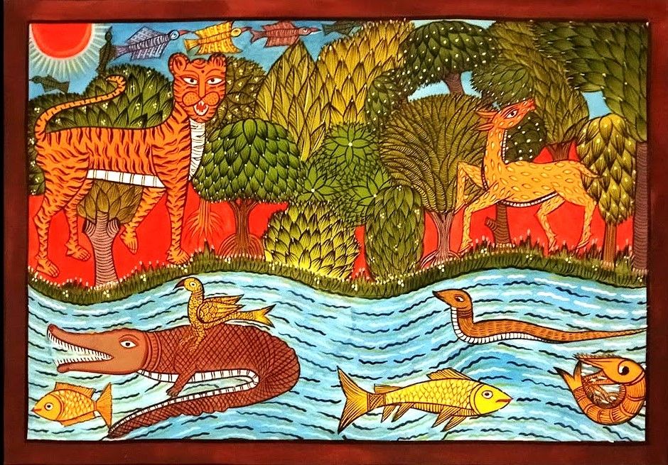 Rooftop Blog Wildlife In Indian Folk Art Rooftop Where India Meets 