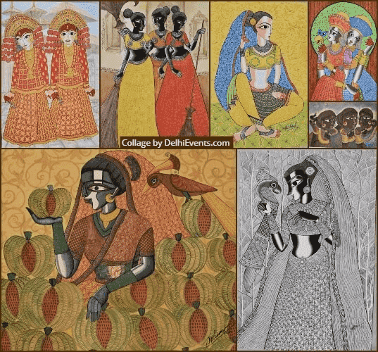 Neelkanth Chowdhury’s Feminine Divine - Madhubani Art