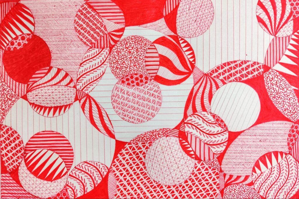 filling out shapes art