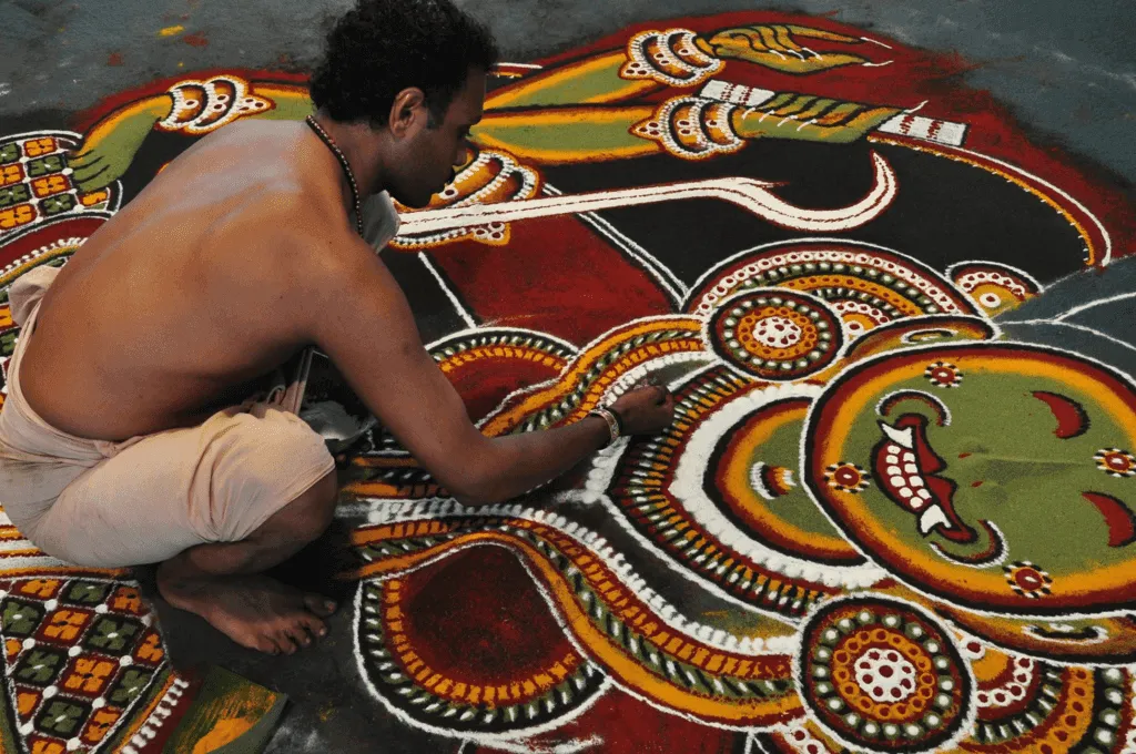 Kalamezhuthu art