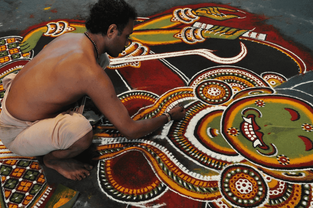 Kalamezhuthu art