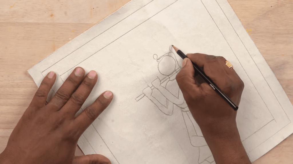 learn cheriyal scroll painting