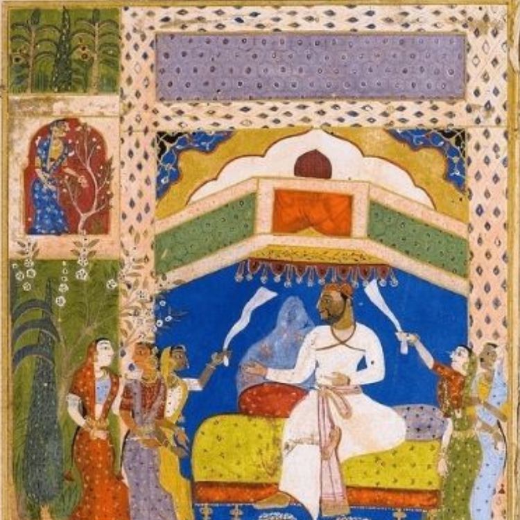 Deccan Miniature painting Tarif-i-Hussain Shahi