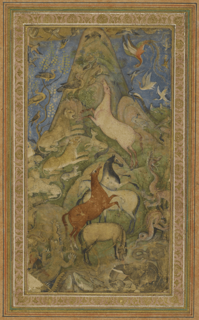 Simurgh in Indian Miniatures