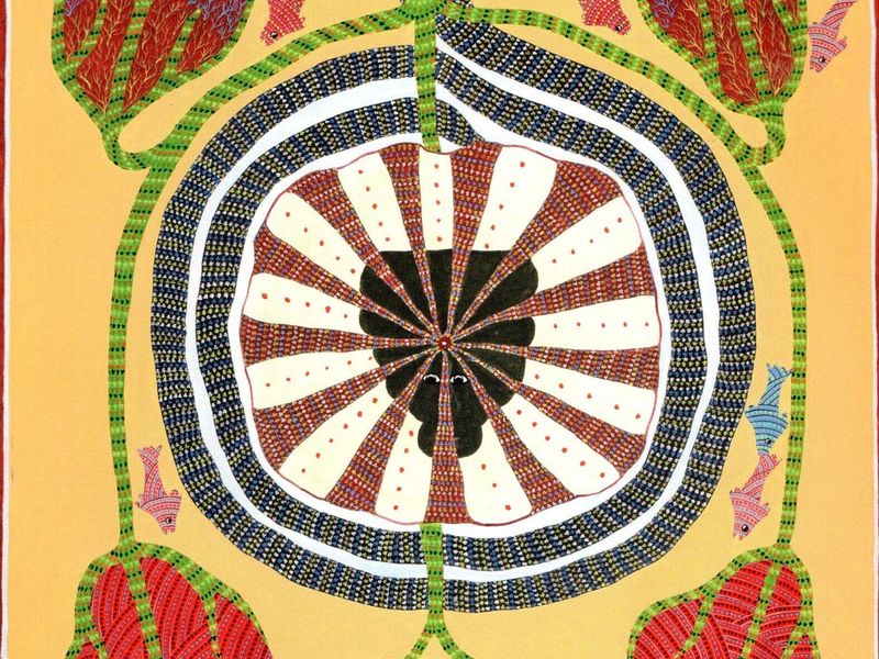 Gond art painting