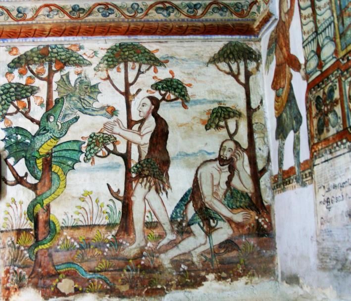 European symbols in Indian art
