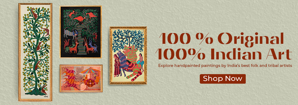 Gond Art Form in Paintings Banner