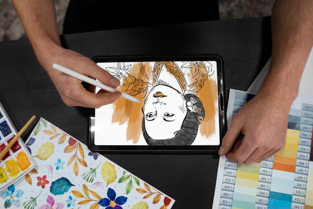 Digital portfolios have become common for art students.
