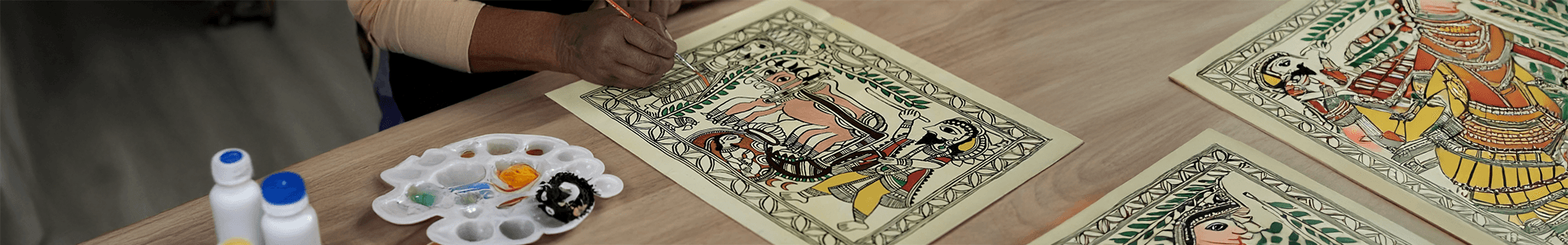 Excerpt from Rooftop’s Madhubani Art Course